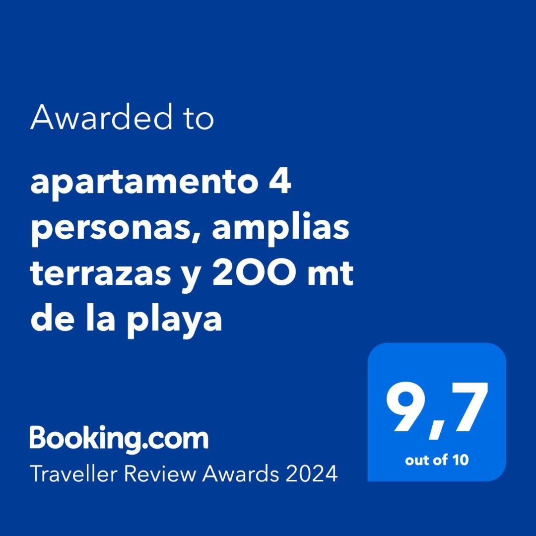 דניה Apartamento 4 Personas, Amplias Terrazas Y 2Oo Mt De La Playa מראה חיצוני תמונה